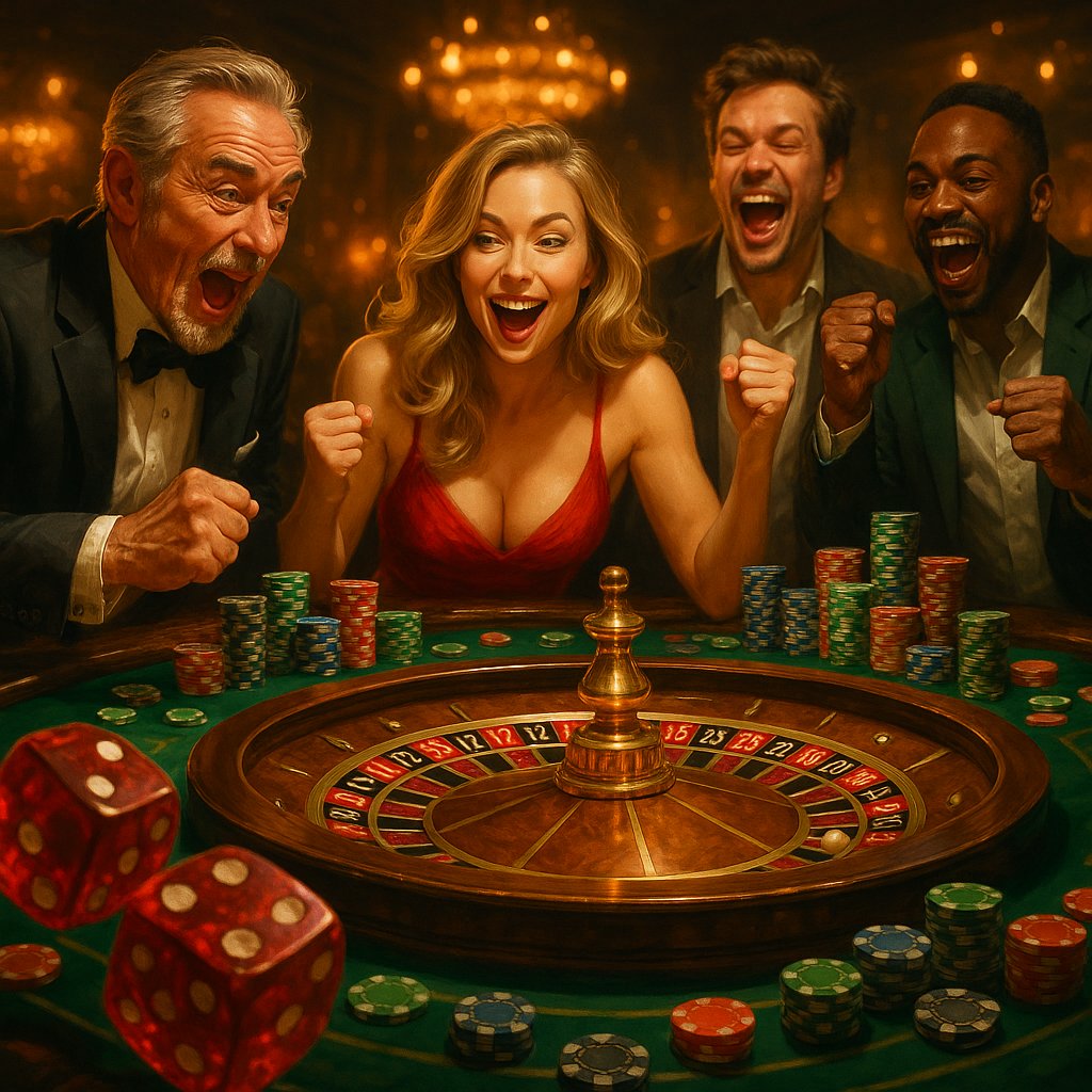 Meja Baccarat dengan dealer langsung dan opsi taruhan pemain